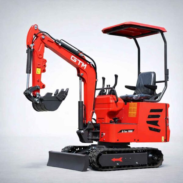 Мініекскаватор гусеничний GTM G-Tex 1000 дизель 10.2к.с 1.76м глибина копання 1000кг