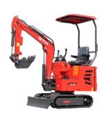 Мініекскаватор гусеничний GTM G-Tex 1000 дизель 10.2к.с 1.76м глибина копання 1000кг