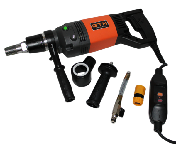 Алмазна ручна дриль з мікроударом GTM OND-916PD-G 2.3 кВт 1700 об/хв кейс