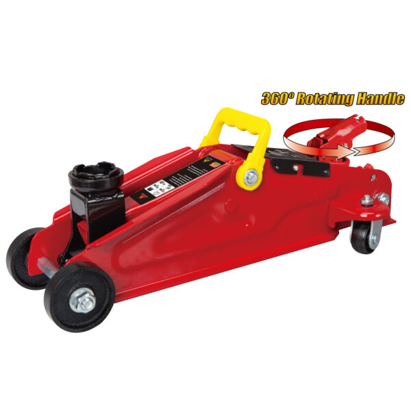 Домкрат GTM TA820050R підкатний 2т (135-340) поворотна ручка