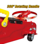 Домкрат GTM TA820050R підкатний 2т (135-340) поворотна ручка - Зображення 3