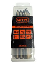 Свердло 8 мм GTM HSS-Co5 10шт - Зображення 2