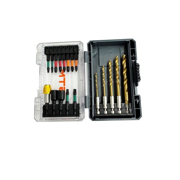 Набір біт ударних та свердл GTM SBK-18 18 од. тримач біт шестигранні біти