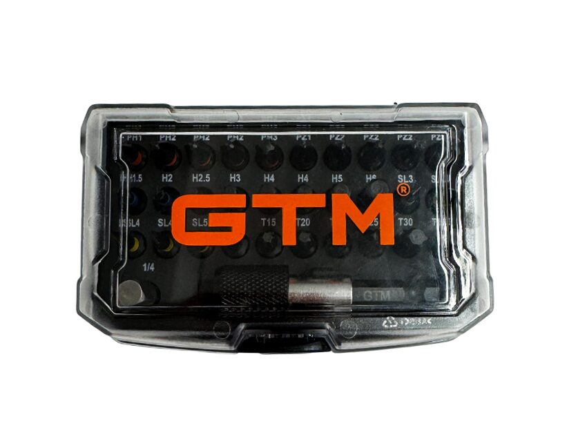 140661-111604-SBK-322028129 Набір біт ударних GTM SBK-32 32 од. 25мм тримач біт адаптер - Зображення 1