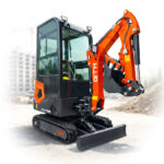 Мініекскаватор гусеничний GTM G-Tex 1200C 1200 кг 1.76 м глибина копання дизель 10.2 к.с.