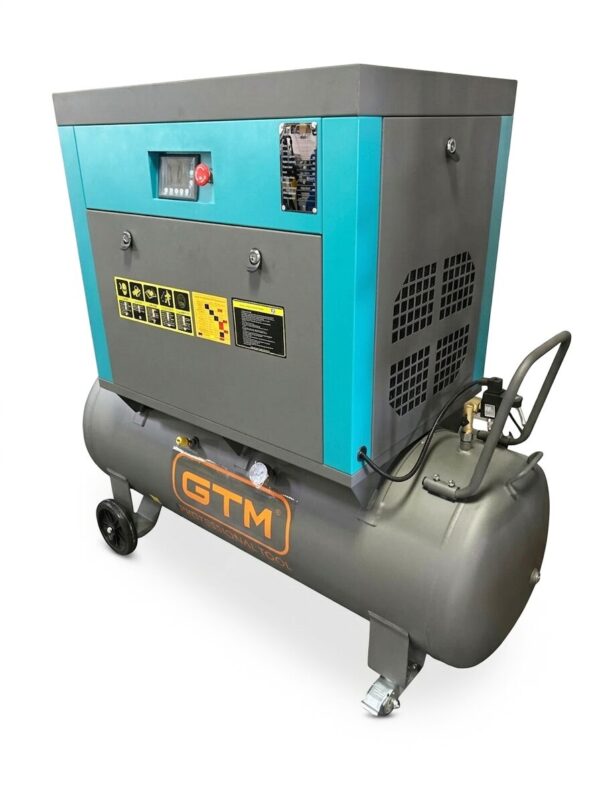 Компресор гвинтовий GTM DLG7.5V-INV рес-300л 1000л/хв 7.5кВт 8бар 380В інвертор кожух
