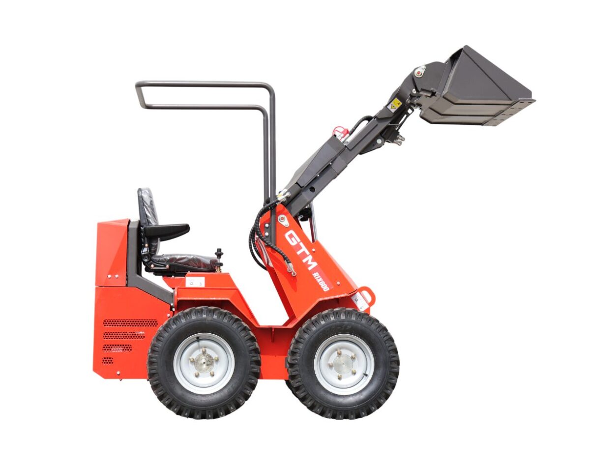 Мінінавантажувач колісний GTM RIX600 238/600кг дизель 11.7 к.с. - Зображення 9
