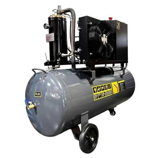 Компресор гвинтовий GTM DLG5.5V WITH CLOSED CASE 200л 680л/хв 5.5 кВт 8 бар 380 В інвертор кожух