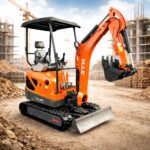 Мініекскаватор гусеничний GTM G-Tex 1800N 1800кг 2.13м глибина копання дизель 25 к.с
