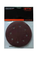 Круг шліфувальний 180мм Р-100 липучка шліфкруг для шліфмашини GTM SZS-180L (жираф)