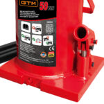 Домкрат гідравлічний пляшковий GTM TH95004 50т 280-450мм - Зображення 3