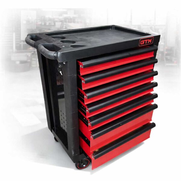 Візок інструментальний (тумба) на колесах 7 відділень, центр. замок, лоток