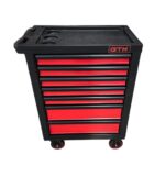 Візок інструментальний GTM TBR887 тумба на колесах 7 відділень замок лоток - Зображення 7