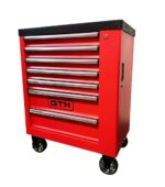 Візок інструментальний GTM TRGL3307-H тумба на колесах 7 відділень + бокове відділення