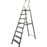 Стремянка GTM KMH0108 8 сходинок верхня сходинка 1.58м