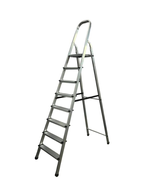 Стремянка GTM KMH0108 8 сходинок верхня сходинка 1.58м