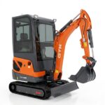 Мініекскаватор гусеничний GTM G-Tex 1800NC 1800кг/2.13м глибина копання дизель 25к.с. кабіна