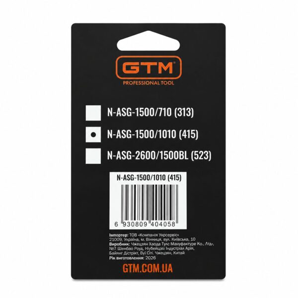 Сопло 415 GTM N-ASG-1500/1010 для безповітряного фарборозпилювача ASG-1500/1010