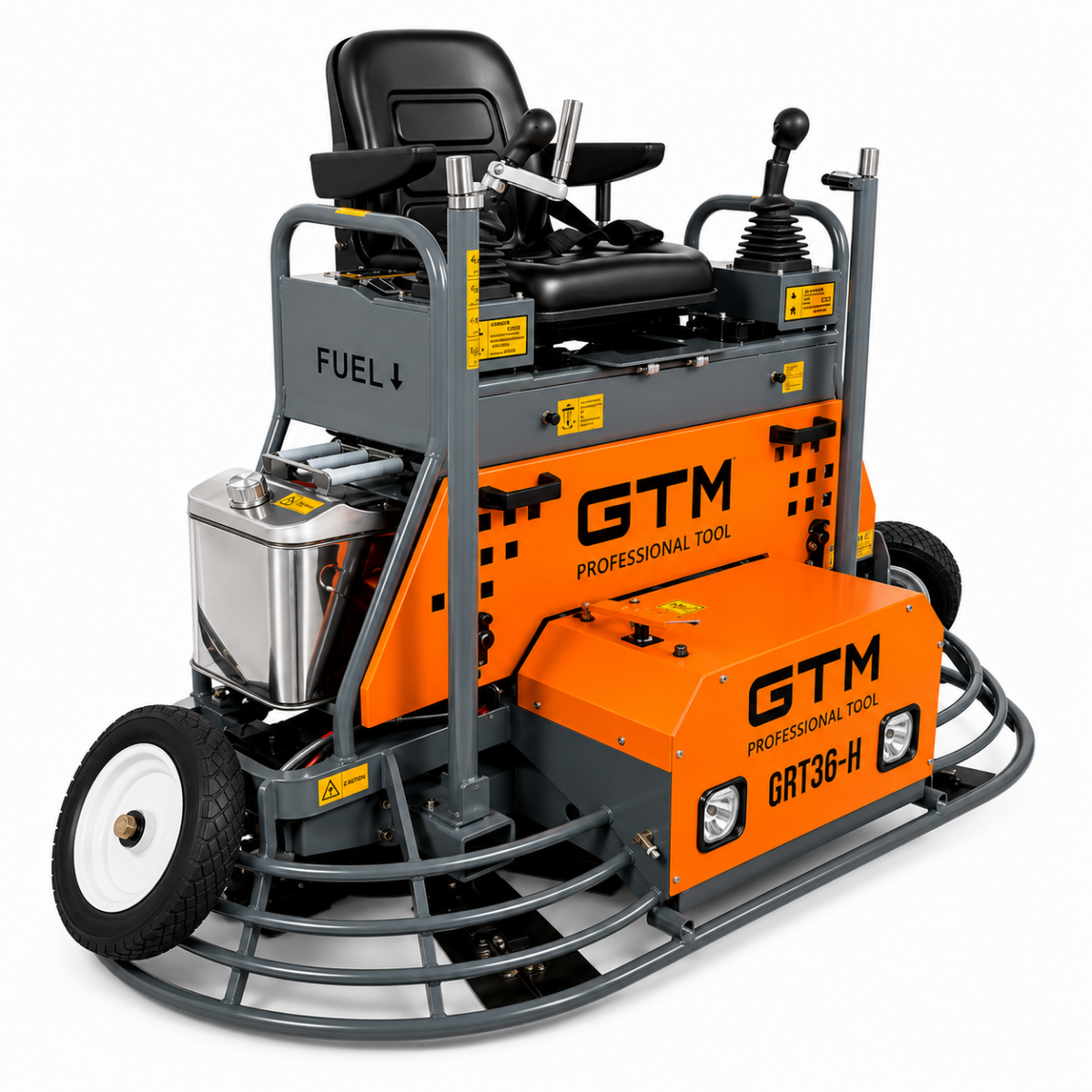 Затиральна машина GTM GRT36-H двороторна бензинова Honda 23 к.с.