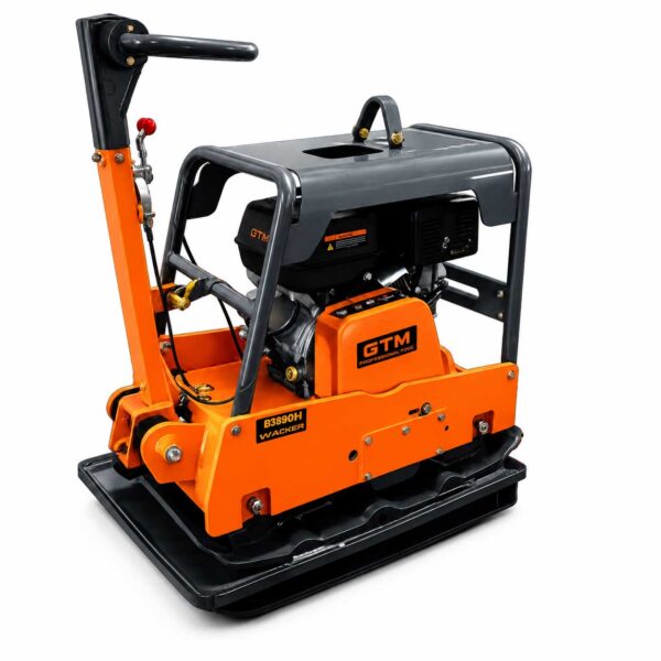 Віброплита GTM GPC330-LCRH з гідравлічним реверсом Loncin G390F 14к.с. 300кг