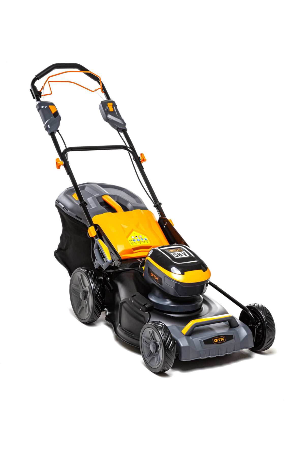 Акумуляторна газонокосарка GTM LM56/480SP-V 56В ширина зрізу 48см самохідна каркас - Зображення 4