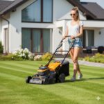 Акумуляторна газонокосарка GTM LM56/480SP-V 56В ширина зрізу 48см самохідна каркас - Зображення 8