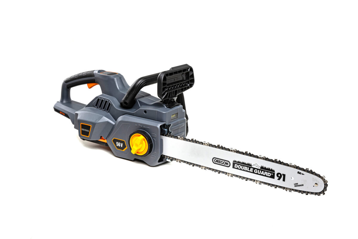 Ланцюгова акумуляторна пила GTM CS56/3000BL KIT 56В шина 45см 62лан 3/8P 1.3мм 4А*год + зарядний пристрій - Зображення 5