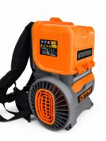 Акумуляторна повітродувка ранцева GTM ABR56/1360BL 56В 1360м3/год каркас - Зображення 3