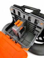 Акумуляторна повітродувка ранцева GTM ABR56/1360BL 56В 1360м3/год каркас - Зображення 5