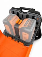 Акумуляторна повітродувка ранцева GTM ABR56/1360BL 56В 1360м3/год каркас - Зображення 6