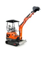 Мініекскаватор гусеничний GTM G-Tex 1800N 1800кг 2.13м глибина копання дизель 25 к.с - Зображення 2
