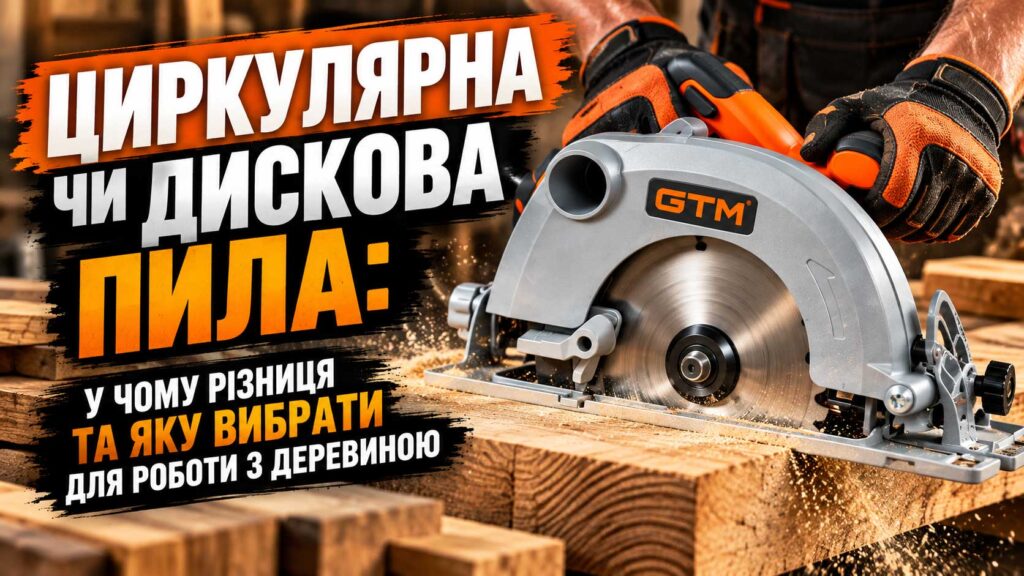 Циркулярна чи дискова пила: у чому різниця та яку вибрати для роботи з деревиною
