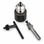Патрон GTM 3-13мм 1/2" з ключем + з перехідником під SDS+